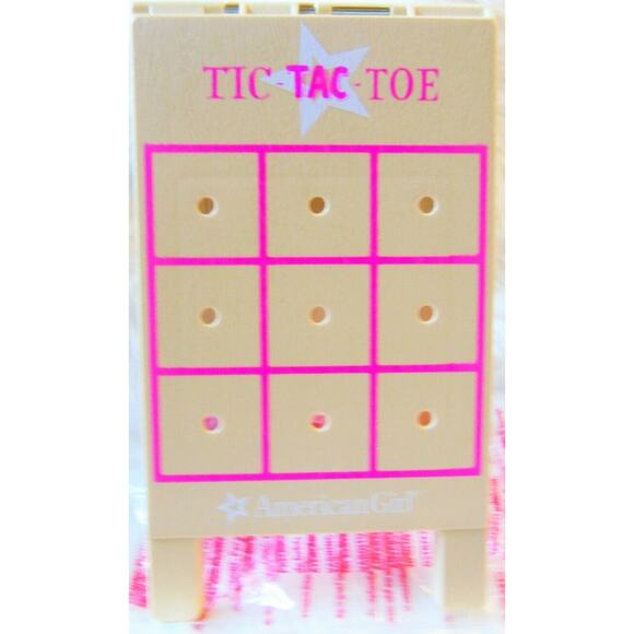 NEW 12pc American Girl Doll 2 in 1 TIC TAC TOE & RING TOSS GAMES Toy Accessories - Picture 9 of 10